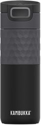thermos kambukka etna stainless steel thermos 3 in 1 snap clean 500ml black