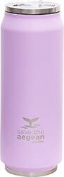 estia 01 8581 coffee flask save the aegean mpoykali thermos purple matte 500ml photo