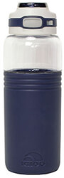 thermos tahoe chugger water bottle 36 oz 1065ml igloo 41452 clear denim photo