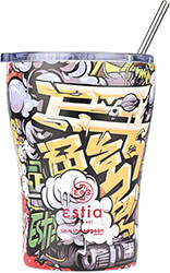 estia thermos coffee mug save the aegean 350ml graffiti rhythm 01 22914