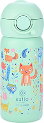 estia thermos paidiko 350ml feline foliage 01 23461 photo