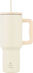 estia thermos straw tumbler xl sta 1200ml lily white 01 32197 photo