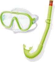 set maska kai anapneystira intex reef rider swim set photo