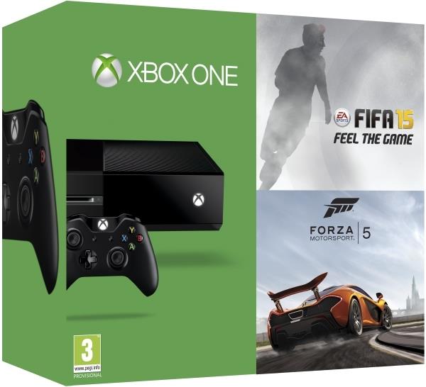Xbox One Console 500gb & Forza Motorsport 5 & Fifa 15 Console (XB1.00048)