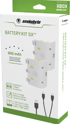 snakebyte sb916342 battery kit white photo