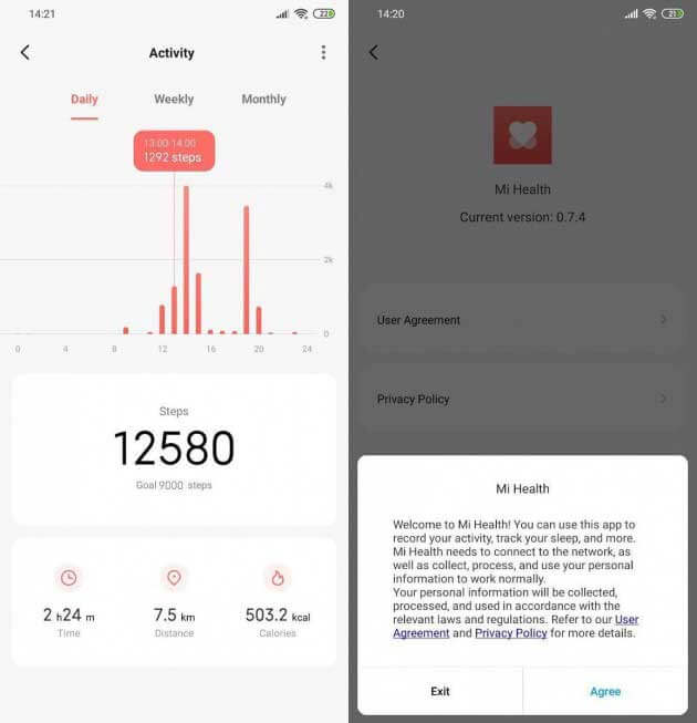 xiaomi mi health