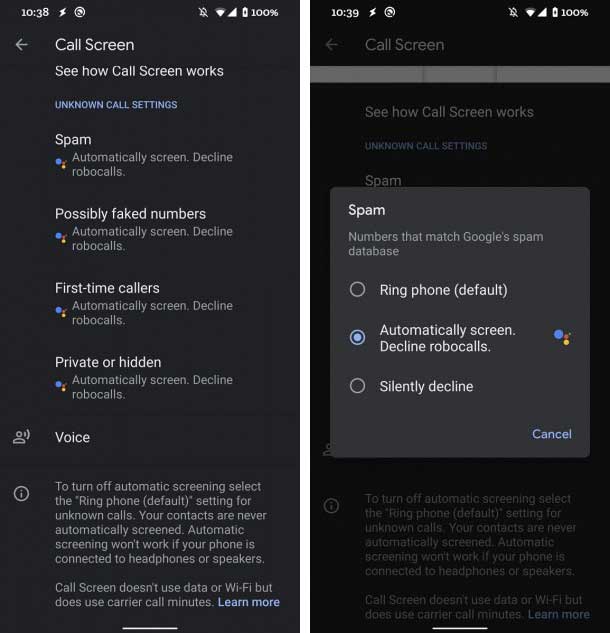 google dialer 4_2 beta robocall