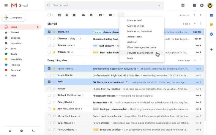 gmail email attach