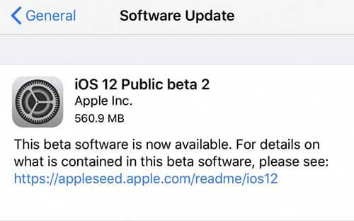 apple ios12 beta