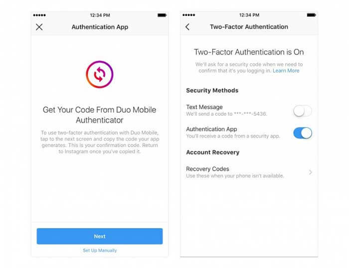 instagram new security features